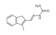 3-methyl-indene-2-carbaldehyde-semicarbazone Structure