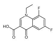 1-ethyl-6,8-difluoro-4-oxoquinoline-3-carboxylic acid Structure