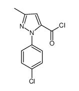 1-(4-chlorophenyl)-3-methyl-1H-pyrazole-5-carbonyl chloride Structure