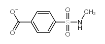 4-(甲基氨基磺酰基)苯甲酸结构式