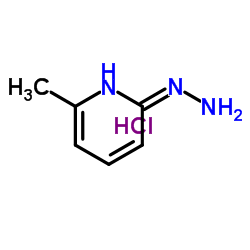 2-肼基-6-甲基吡啶盐酸盐结构式