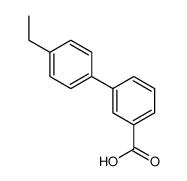 4’-乙基联苯-3-羧酸结构式