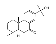 15-hydroxy-7-oxo-abieta-8,11,13-triene structure