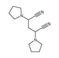 α,γ-dipyrrolidinylglutaronitrile结构式