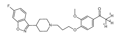 Iloperidone-d3结构式