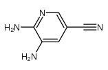 3-Pyridinecarbonitrile,5,6-diamino-(9CI) structure