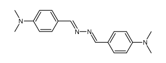 4,4'-(1E,1'E)-hydrazine-1,2-diylidenebis(methan-1-yl-1-ylidene)bis(N,N-dimethylaniline)结构式
