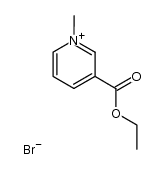 3-ethoxycarbonyl-1-methyl-pyridinium, bromide Structure