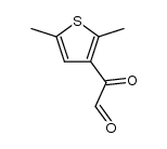 2-(2,5-Dimethyl-3-thienyl)-2-oxoacetaldehyde结构式
