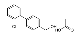 acetic acid,[4-(2-chlorophenyl)phenyl]methanol结构式