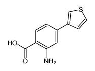 2-氨基-4-(3-噻吩基)苯甲酸结构式