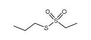 ethanethiosulfonic acid S-propyl ester Structure