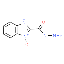 1H-Benzimidazole-2-carboxylicacid,hydrazide,3-oxide(9CI) Structure
