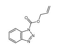 1-(allyloxycarbonyl)benzotriazole结构式