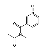 N-acetyl-N-methylnicotinamide 1-oxide结构式