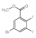 5-溴-2,3-二氟苯甲酸甲酯结构式