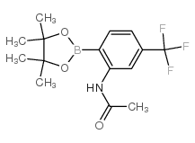 2-乙酰氨基-4-(三氟甲基)苯硼酸频那醇酯图片