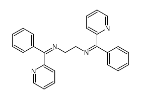 1-phenyl-N-[2-[[phenyl(pyridin-2-yl)methylidene]amino]ethyl]-1-pyridin-2-ylmethanimine结构式