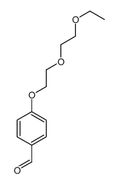 4-[2-(2-ethoxyethoxy)ethoxy]benzaldehyde结构式