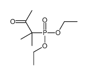 3-diethoxyphosphoryl-3-methylbutan-2-one结构式