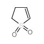 2,3-二氢噻吩 1,1-二氧化物结构式