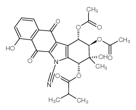 4-deacetyl-4-O-isobutyrylkinamycin C Structure