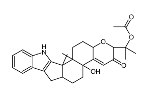 1'-O-Acetylpaxilline结构式