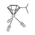 (η(6)-iso-propylbenzene)chromium tricarbonyl Structure