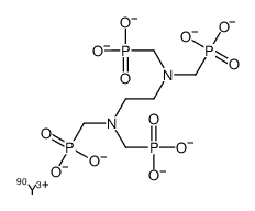 yttrium ethylenediaminetetra(methylenephosphonic acid)结构式