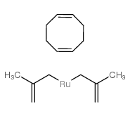 双-(2-甲基烯丙基)环辛-1,5-二烯钌结构式