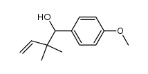 1-(4-Methoxyphenyl)-2,2-dimethyl-3-buten-1-ol Structure