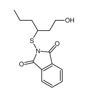 2-(1-hydroxyhexan-3-ylthio)isoindoline-1,3-dione结构式