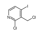 2-Chloro-3-(chloromethyl)-4-iodopyridine Structure