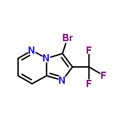3-Bromo-2-(trifluoromethyl)imidazo[1,2-b]pyridazine Structure