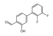 4-(2,3-difluorophenyl)-2-hydroxybenzaldehyde结构式