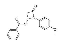 4-benzoyloxy-1-(4-methoxyphenyl)azetidin-2-one结构式