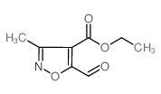 5-甲酰基-3-甲基-4-异噁唑羧酸乙酯结构式