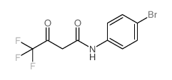 N-(4-溴苯基)-4,4,4-三氟-3-氧代丁酰胺结构式