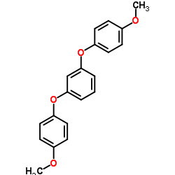 1,3-二(4-甲氧基苯氧基)苯结构式