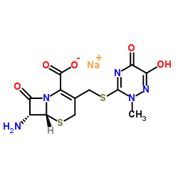 7-氨基头孢三嗪结构式