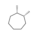 cis-1,2-Dimethylcycloheptane Structure