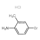 4-溴-2-甲基苯胺盐酸盐结构式