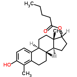 4-Methyl Estradiol Valerate Structure