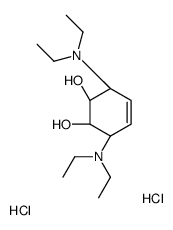 (1S,2S,3R,6R)-3,6-bis(diethylamino)cyclohex-4-ene-1,2-diol,dihydrochloride结构式