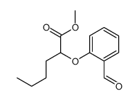 2-(2-甲酰基苯氧基)己酸甲酯结构式