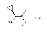 S-Cyclopropylglycine Methyl ester hydrochloride Structure