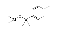 trimethyl(2-(p-tolyl)propan-2-yloxy)silane结构式