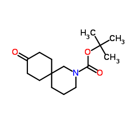 9-氧代-2-氮杂螺[5.5]十一烷-2-羧酸叔丁酯结构式