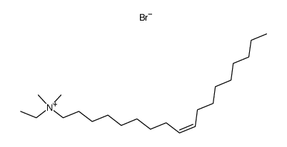 Oleyl dimethyl ethyl ammonium bromide Structure