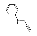 N-(2-丙炔基)苯胺结构式
